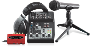 Behringer Podcastudio 2 USB Complete Podcasting Bundle 